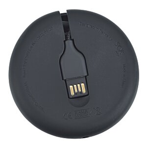 Additional Image 2 - a black round object with a cord