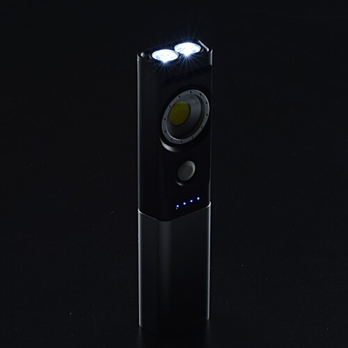 Additional Image 5 - a black and white object with a light on it