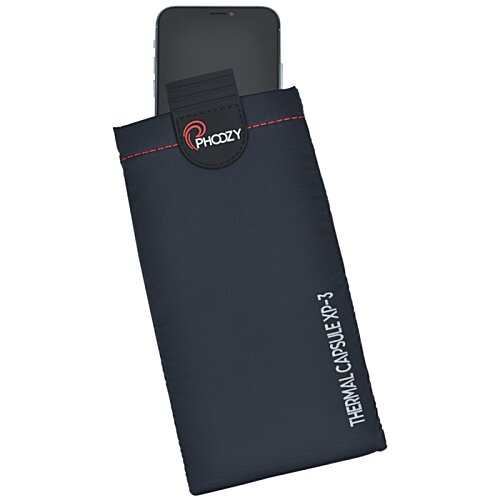 Additional Image 5 - a black rectangular object with a red logo