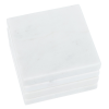 View Image 2 of 5 of Be Home White Marble Square Coaster Set