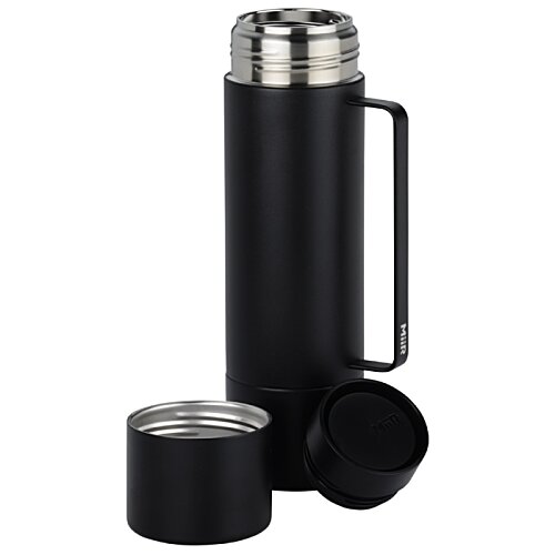 Additional Image 2 - a black thermos with a lid