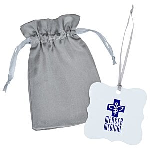 Additional Image 1 - a grey pouch with a blue cross on it