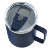 Additional Thumbnail Image 4 - a blue and silver mug with a handle