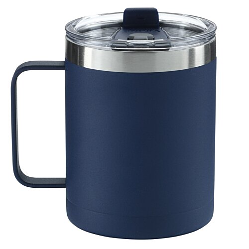 Additional Image 2 - a red and silver coffee mug