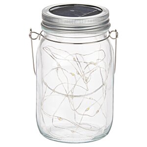 Additional Image 1 - a glass jar with a silver lid