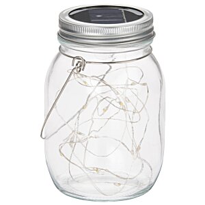 Additional Image 2 - a glass jar with a silver lid