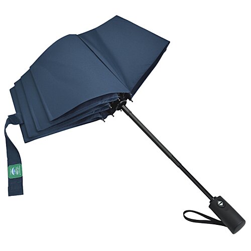 Additional Image 3 - a blue umbrella with a strap