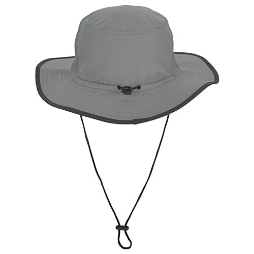 Additional Image 2 - a grey hat with a lanyard