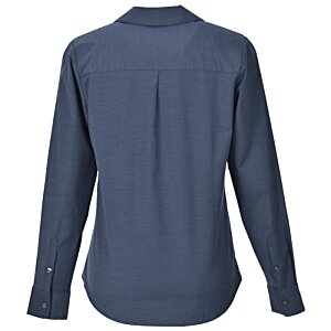 Additional Image 2 - a back of a blue shirt