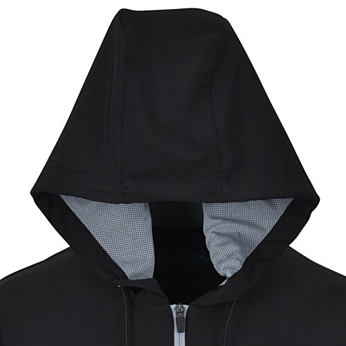 Additional Image 2 - a black hooded jacket with a hood