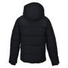 Additional Image 1 - a black puffer jacket with a hood