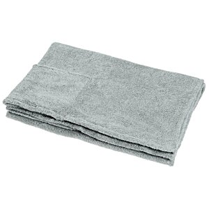 Additional Image 2 - a folded grey towel on a white background