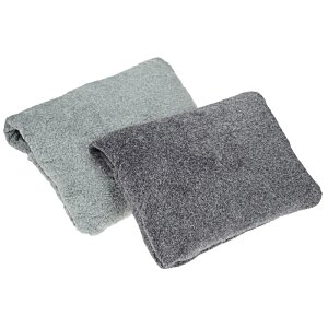 Additional Image 4 - a pair of grey and white towels