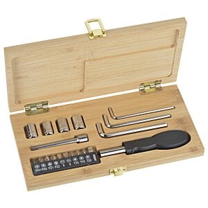 Additional Image 1 - a wooden box with tools
