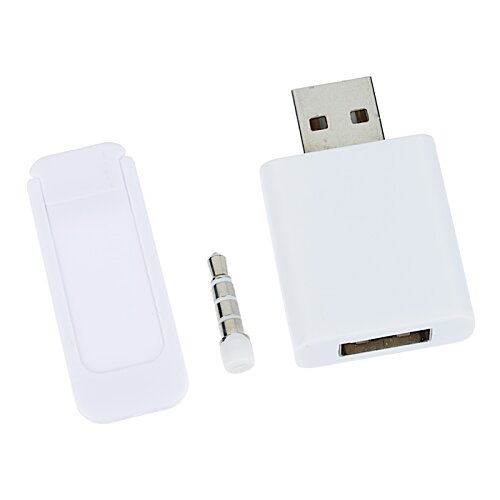 Additional Image 1 - a white usb flash drive