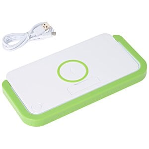 Additional Image 1 - a white and green rectangular device with a cord