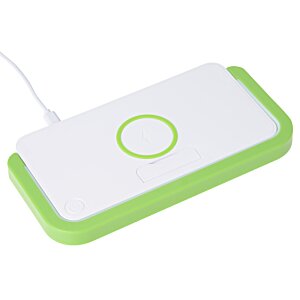 Additional Image 4 - a white and green rectangular device with a cord