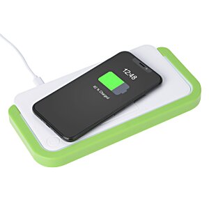 Additional Image 5 - a white and green device with a green button