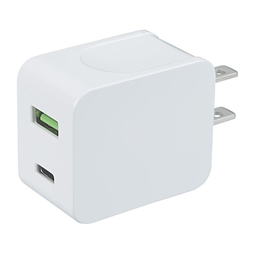 Additional Image 1 - a white square object with two ports
