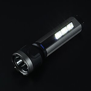 Additional Image 4 - a black and silver flashlight