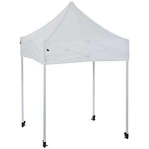 Additional Image 1 - a white tent with wheels