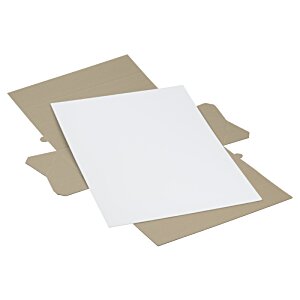 Additional Image 1 - a white paper on a brown surface