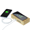 View Image 5 of 6 of Bamboo Wireless Charging Desk Clock