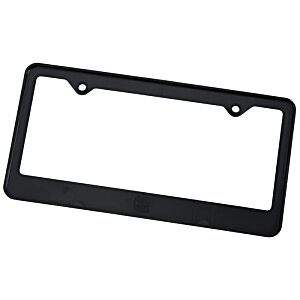 Additional Image 2 - a black license plate with a white background