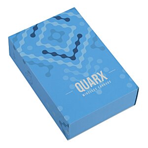 Additional Image 7 - a blue box with black and white design