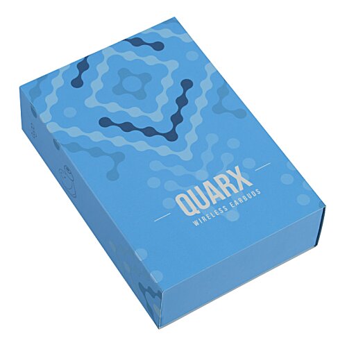 Additional Image 7 - a blue box with black and white design