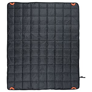 Additional Image 3 - a black square object with orange corners