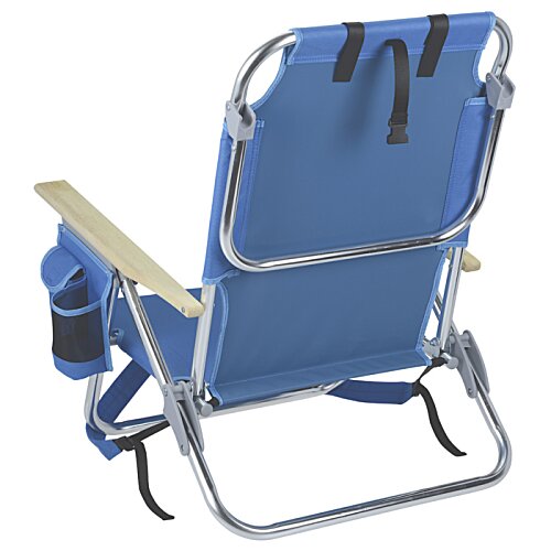 Additional Image 2 - a blue chair with a white background