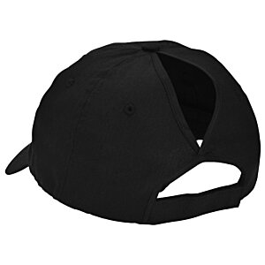 Additional Image 1 - a black hat with a hole in the middle