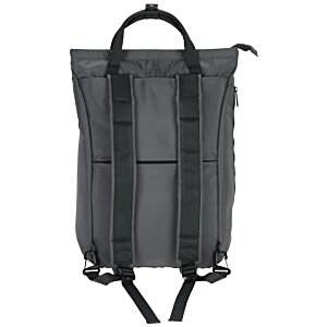 Additional Image 2 - a grey backpack with straps
