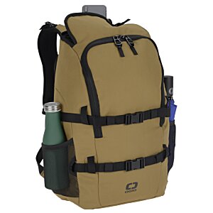 Additional Image 1 - a brown backpack with black straps