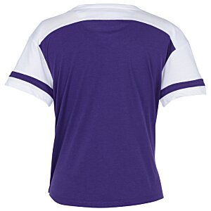 Additional Image 1 - a purple and white shirt