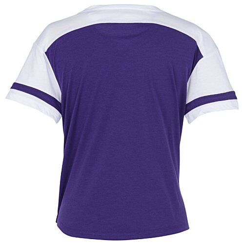 Additional Image 1 - a purple and white shirt