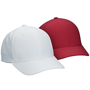 Additional Image 3 - a white and red baseball caps