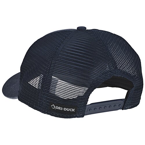 Additional Image 1 - a black hat with mesh back
