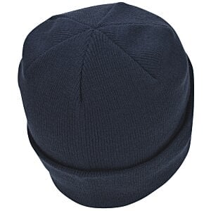 Additional Image 1 - a black beanie with a white background