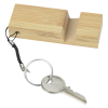 View Image 3 of 5 of Bamboo Phone Stand Keychain