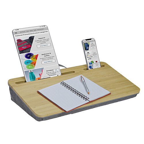 Additional Image 1 - a desk with a book and a pen