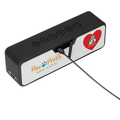 Additional Image 1 - a black rectangular object with a black cord