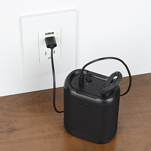 Additional Image 5 - a black electrical device with a cord plugged into it