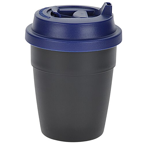Additional Image 3 - a black and blue plastic cup