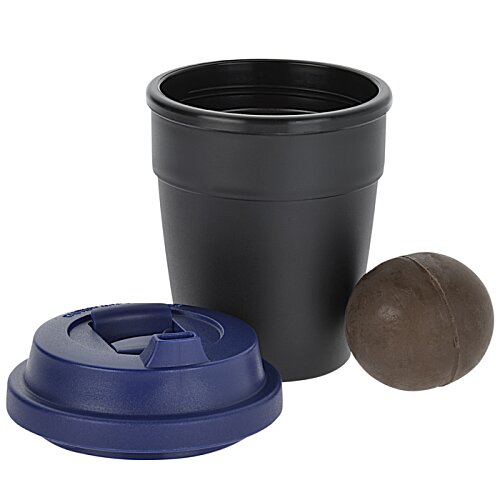 Additional Image 6 - a black cup and a brown ball