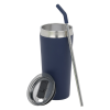 View Image 2 of 3 of Faye Vacuum Tumbler with Straw - 20 oz.