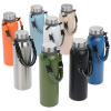 View Image 5 of 5 of h2go Pine Vacuum Bottle with Carrying Handle - 32 oz.