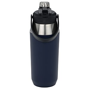 Additional Image 3 - a black and silver water bottle