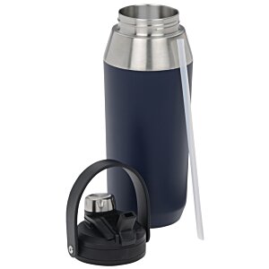 Additional Image 4 - a blue and silver thermos